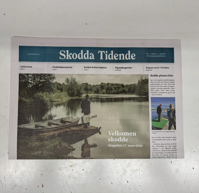 Skodda Tidende (AVIS) Stein Torleif Bjellas papiravis 