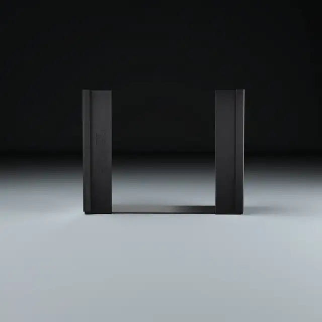 Jewel CD-01, svart aluminium Display til Cd-plater - 2 stk 