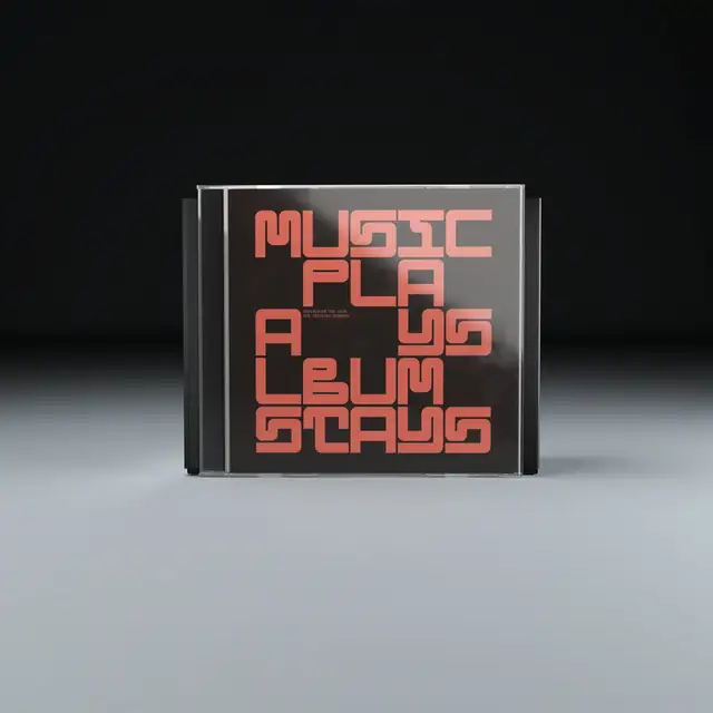 Jewel CD-01, svart aluminium Display til Cd-plater - 2 stk 