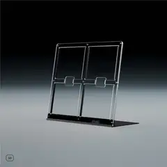 Jewel CD-04, transparent akryl Display til Cd-plater