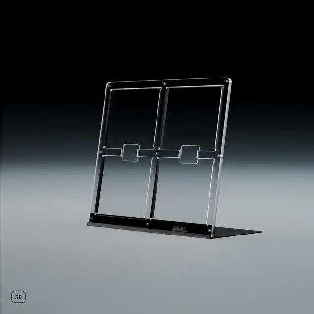 Jewel CD-04, transparent akryl Display til Cd-plater 