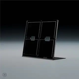 Jewel CD-04, svart akryl Display til Cd-plater