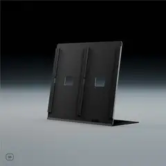 Jewel CD-04, svart aluminium Display til Cd-plater