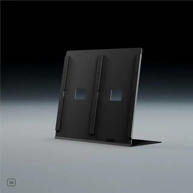 Jewel CD-04, svart aluminium Display til Cd-plater 