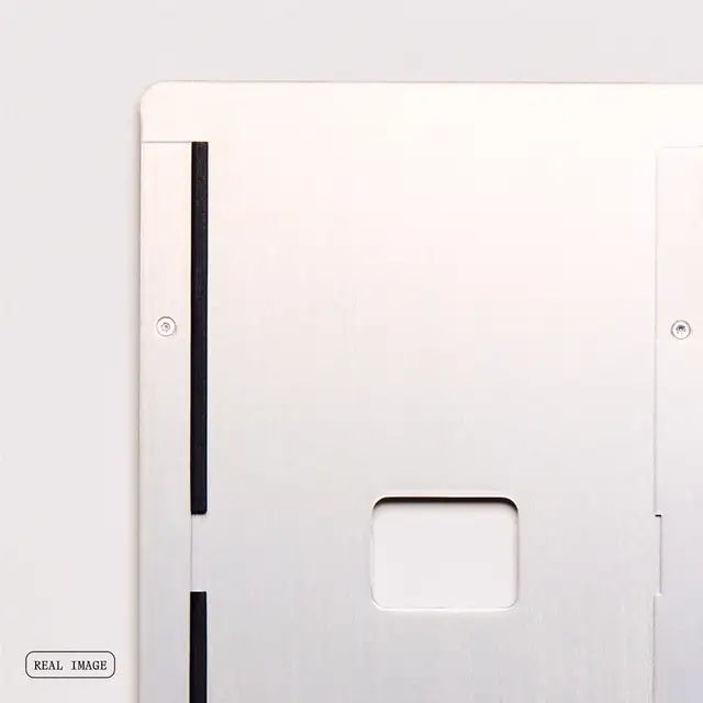 Jewel CD-04, børstet aluminium Display til Cd-plater 