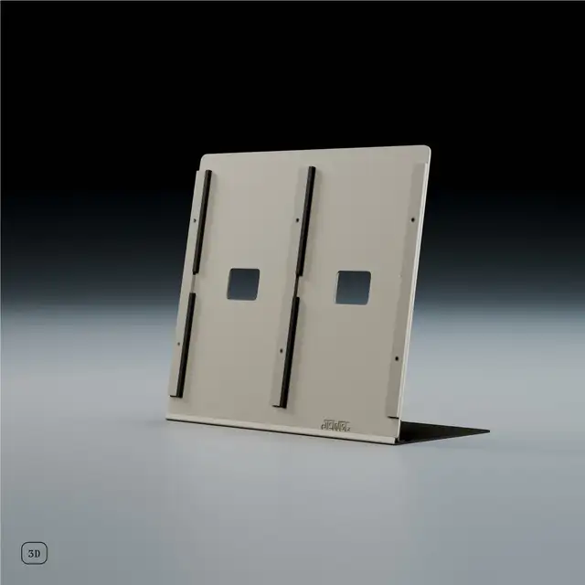 Jewel CD-04, champagne aluminium Display til Cd-plater 