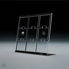 Jewel CD-09, transparent akryl Display til Cd-plater