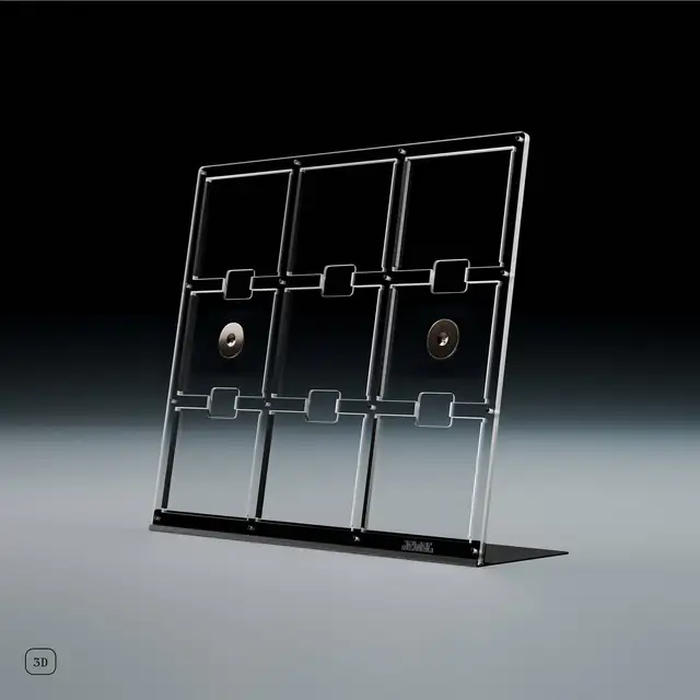 Jewel CD-09, transparent akryl Display til Cd-plater 