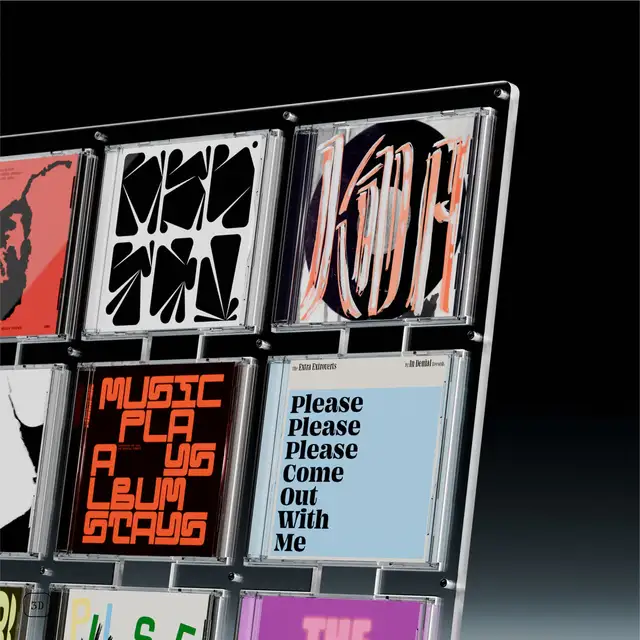 Jewel CD-09, transparent akryl Display til Cd-plater 