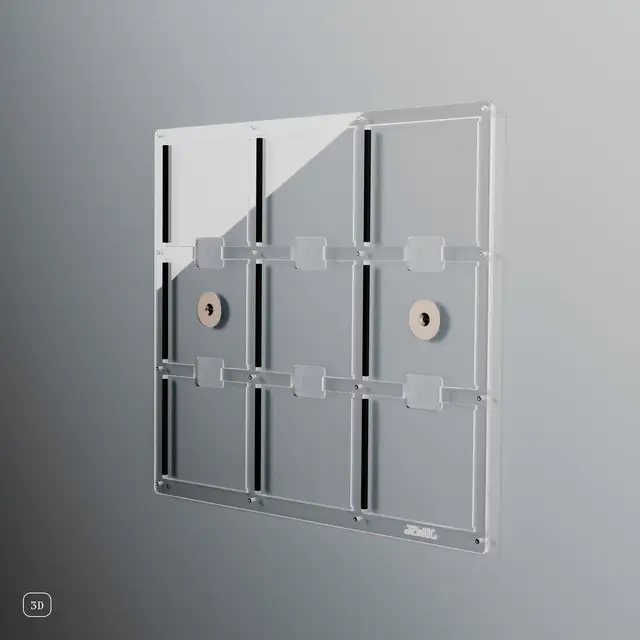 Jewel CD-09, transparent akryl Display til Cd-plater 