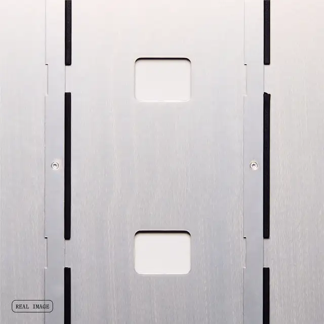 Jewel CD-09, børstet aluminium Display til Cd-plater 