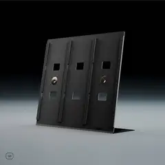 Jewel CD-09, svart aluminium Display til Cd-plater