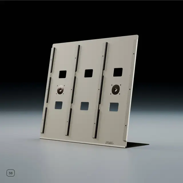 Jewel CD-09, champagne aluminium Display til Cd-plater 