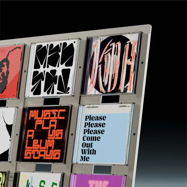 Jewel CD-09, champagne aluminium Display til Cd-plater 