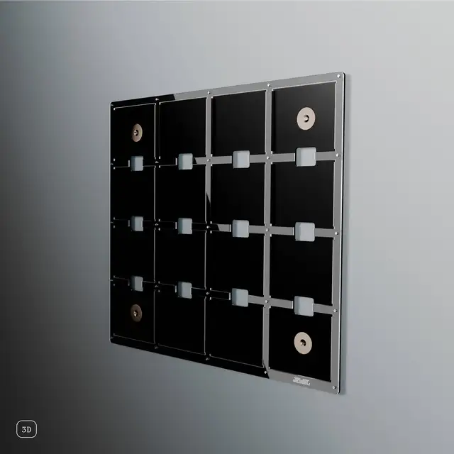 Jewel CD-16, svart akryl Display til Cd-plater 