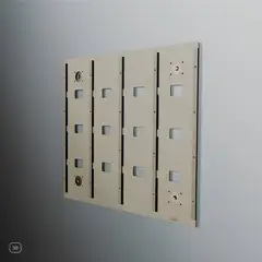 Jewel CD-16, champagne aluminium Display til Cd-plater