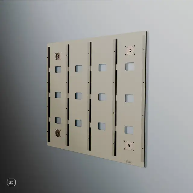 Jewel CD-16, champagne aluminium Display til Cd-plater 