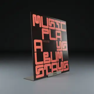 Jewel LP-01, svart aluminium Display til LP-plate