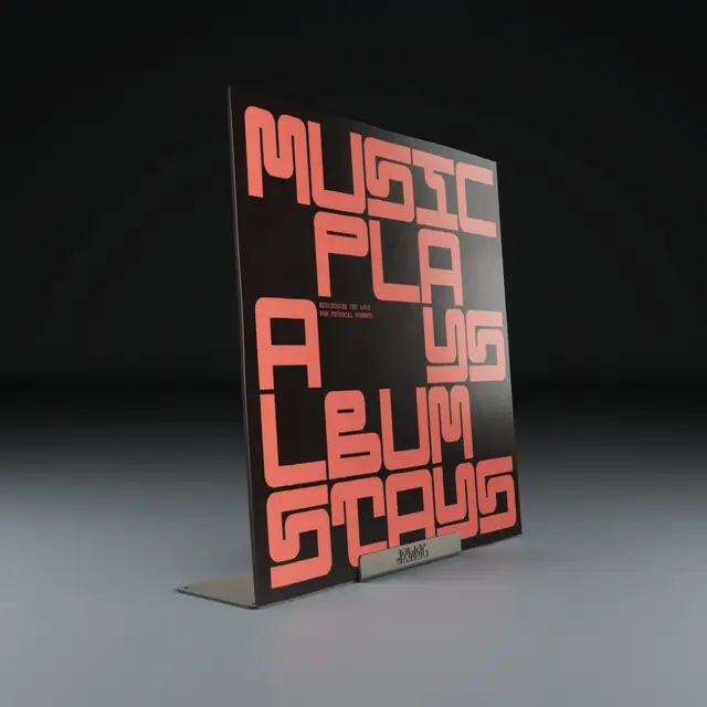 Jewel LP-01, champagne aluminium Display til LP-plate 