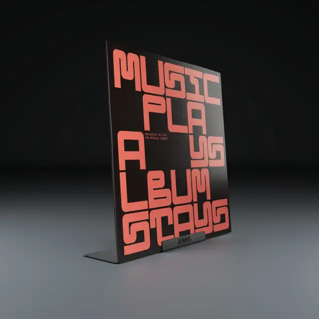 Jewel LP-01, champagne aluminium Display til LP-plate 