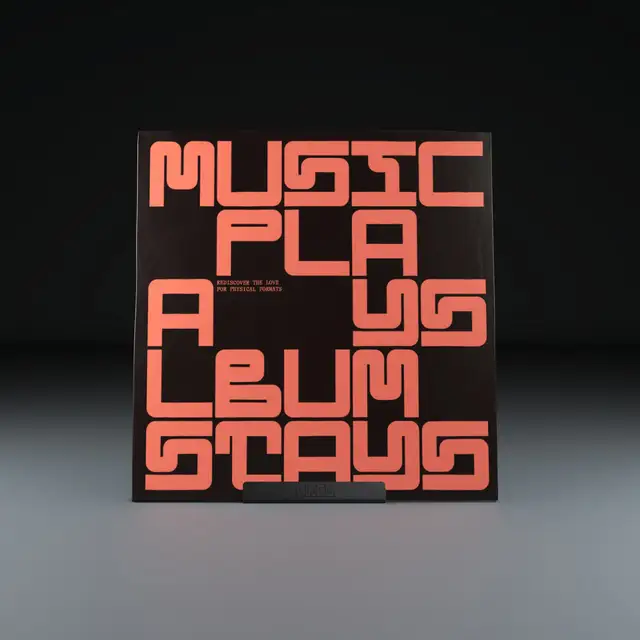 Jewel LP-01, champagne aluminium Display til LP-plate 