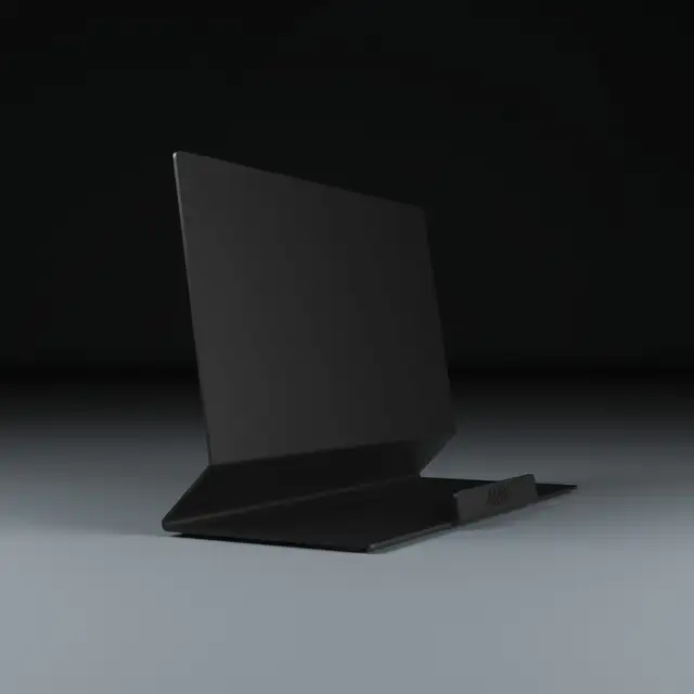 Jewel LP-20, svart aluminium Display/holder til ca. 20 LP-plater 