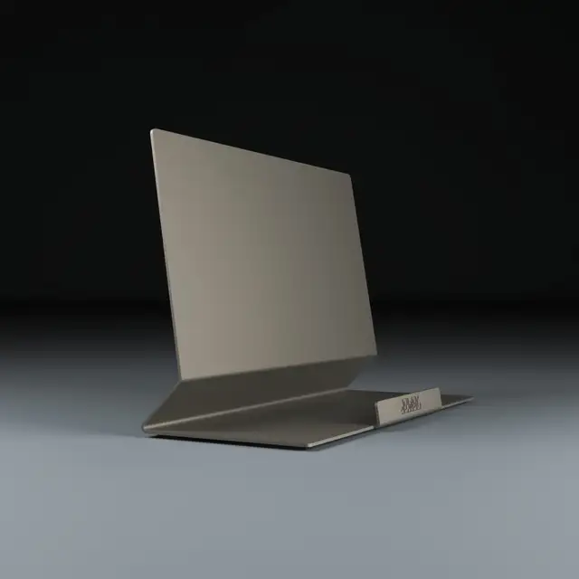 Jewel LP-20, champagne aluminium Display/holder til ca. 20 LP-plater 