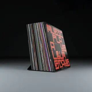 Jewel LP-40, svart aluminium Display/holder til ca. 40 LP-plater