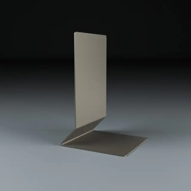 Jewel LP-ST, champagne aluminium Støtte til LP-plater 