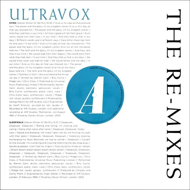 Ultravox The Re-Mixes - RSD (2LP) 