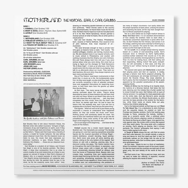 The Visitors Motherland - LTD (LP) 