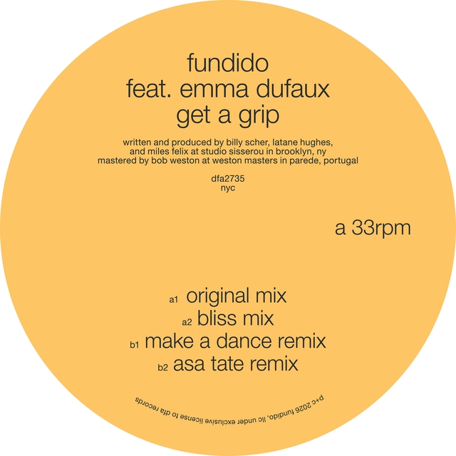 Fundido Feat. Emma Dufaux Get A Grip (12'') 