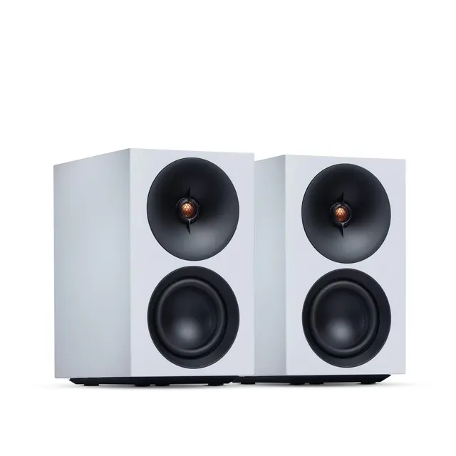 Cambridge L/R S, aktiv høyttaler, hvit Bluetooth, RCA/optisk inngang 