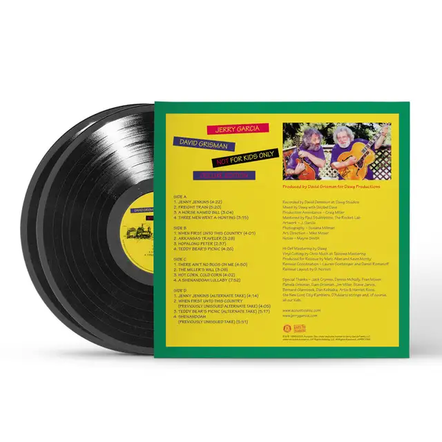 Jerry Garcia And David Grisman Not For Kids Only: Deluxe Edition (2LP) 