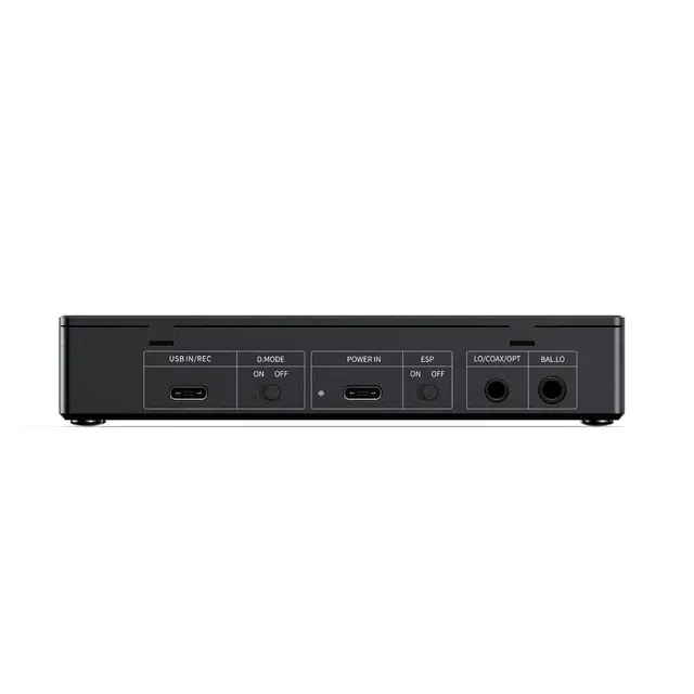 FiiO DM15 R2R CD-spiller med Bluetooth Portabel CD-spiller- Bluetooth, Svart 