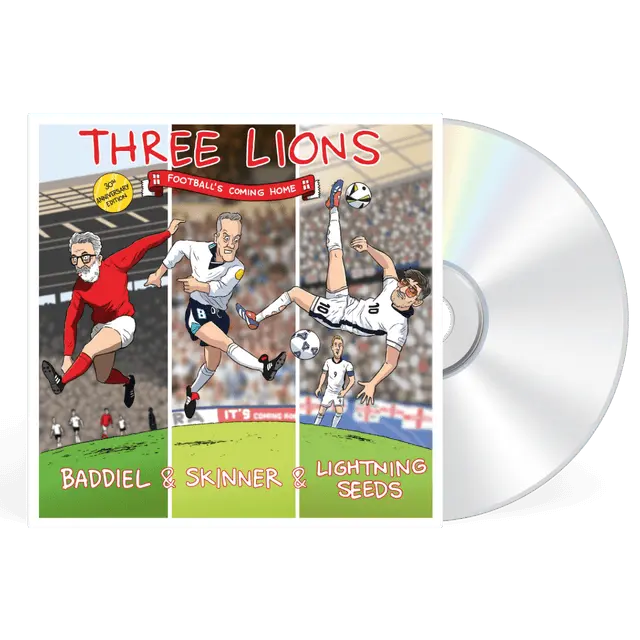 Baddiel, Skinner & Lightning Seeds Three Lions: 30th Anniversary (CD-S) 