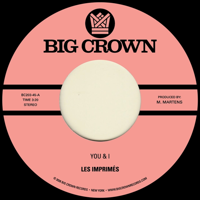 Les Imprimés You & I / Miss The Days (7") 