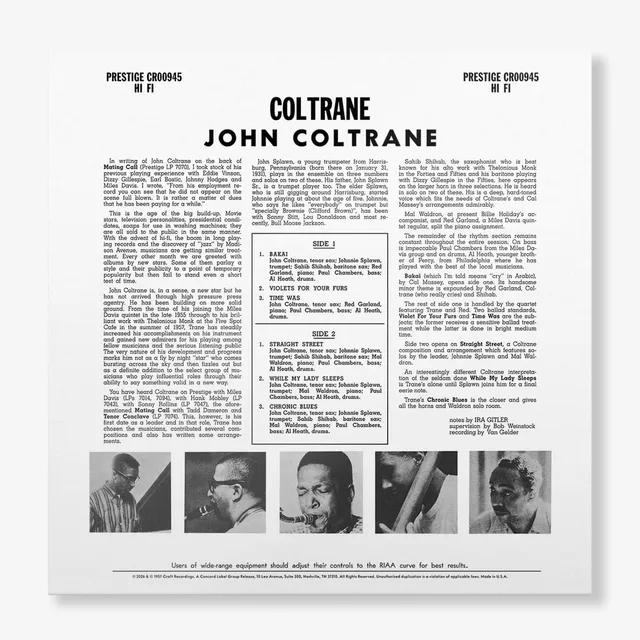 John Coltrane Coltrane - LTD (LP) 