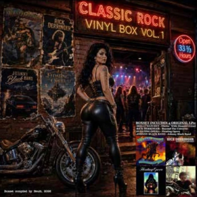 Diverse Artister Classic Rock Vinyl Box Vol. 1 (4LP) 