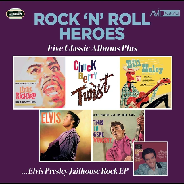 Little Richard / Chuck Berry / Bill… Rock N Roll Heroes - Five Classic… (2CD) 