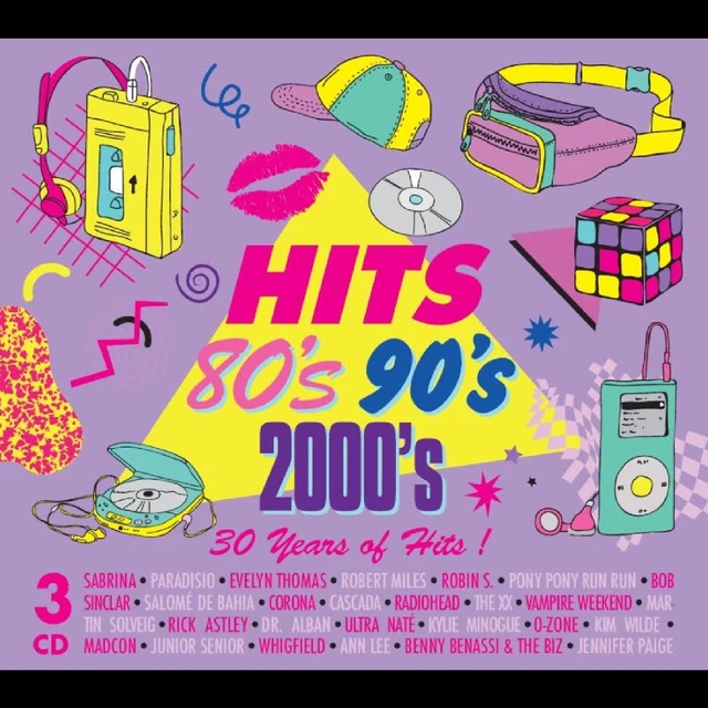 Diverse Artister Hits 80's 90's 2000's - 30 Years… (3CD) 