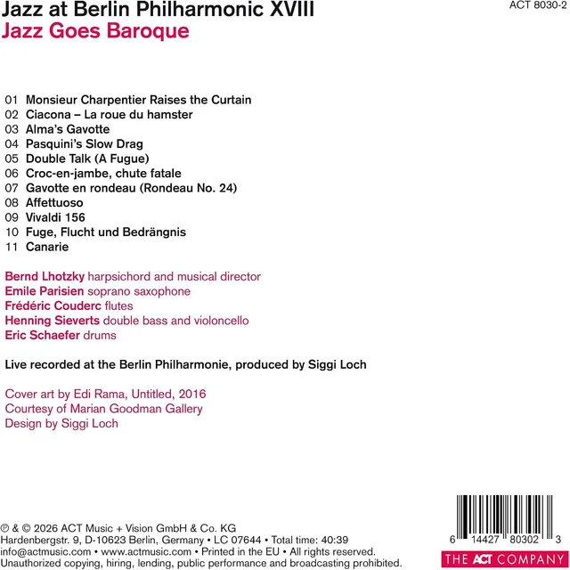 Diverse Artister Jazz at Berlin Philharmonic XVIII (CD) 