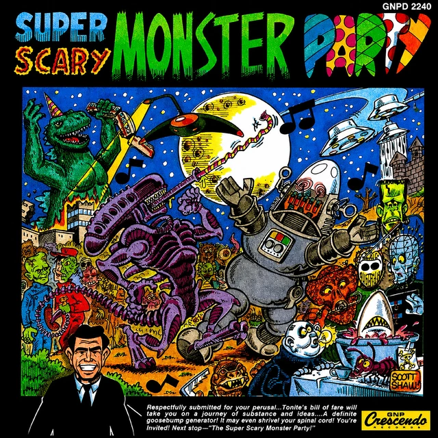 Diverse Artister Super Scary Monster Party: Spooky… (CD) 
