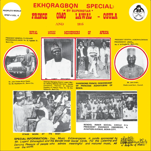 Prince Omo Lawal-Osula Oru Ye Ye Ye (LP) 