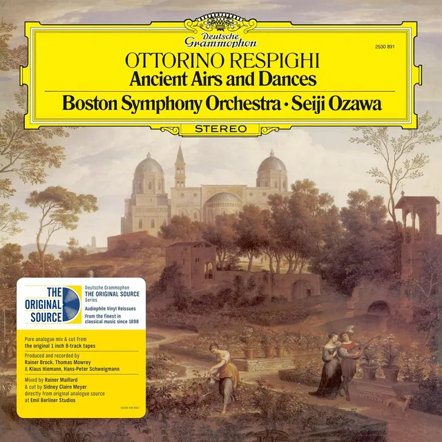 Seiji Ozawa, Boston Symphony Orchestra Respighi: Ancient Airs & Dances (LP) 
