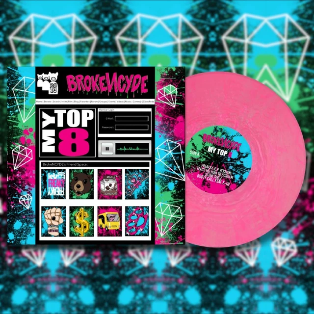 brokeNCYDE Myspace Top 8 - LTD (LP) 