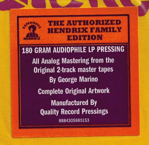 Jimi Hendrix Experience Are You Experienced (US Version) (LP) 