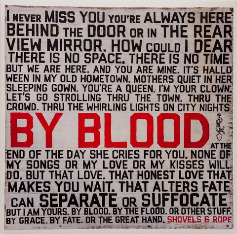 Shovels & Rope By Blood (CD) 