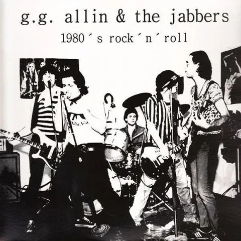 GG Allin & The Jabbers 1980's Rock'N'Roll (LP) 