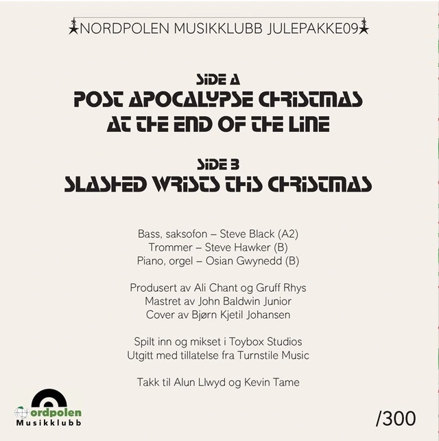 Gruff Rhys Post Apocalypse Christmas - LTD (7") 